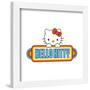 Gallery Pops Hello Kitty - Retro Kitty Logo Wall Art-Trends International-Framed Gallery Pops