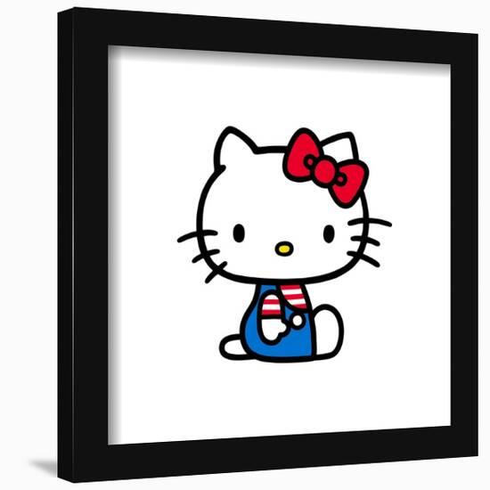 Gallery Pops Hello Kitty - Sitting Pretty Wall Art-Trends International-Framed Gallery Pops