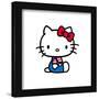 Gallery Pops Hello Kitty - Sitting Pretty Wall Art-Trends International-Framed Gallery Pops