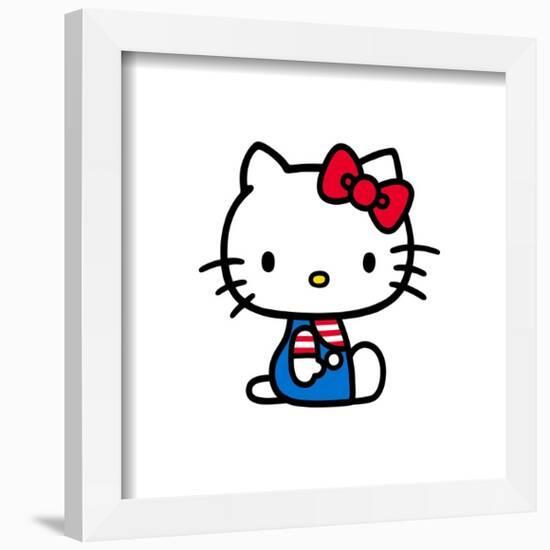 Gallery Pops Hello Kitty - Sitting Pretty Wall Art-Trends International-Framed Gallery Pops