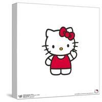 Gallery Pops Hello Kitty - Waving Wall Art-Trends International-Stretched Canvas