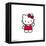 Gallery Pops Hello Kitty - Waving Wall Art-Trends International-Framed Stretched Canvas