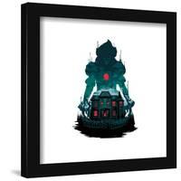 Gallery Pops IT Chapter Two - Neibolt House Illustrated Wall Art-Trends International-Framed Gallery Pops