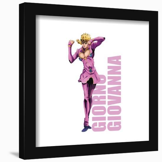 Gallery Pops JoJo's Bizarre Adventure - Giorno Giovanna Wall Art-Trends International-Framed Gallery Pops