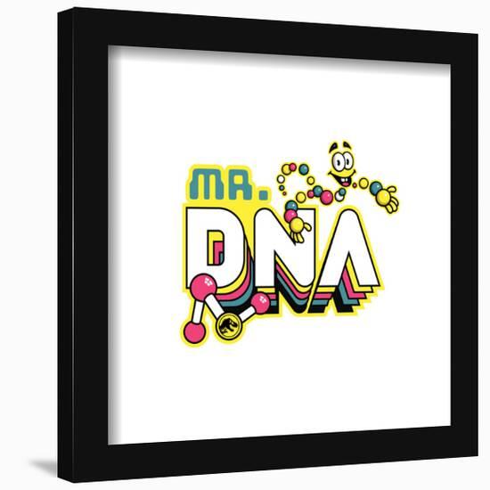 Gallery Pops Jurassic World - Mr. DNA Lab Logo Wall Art-Trends International-Framed Gallery Pops