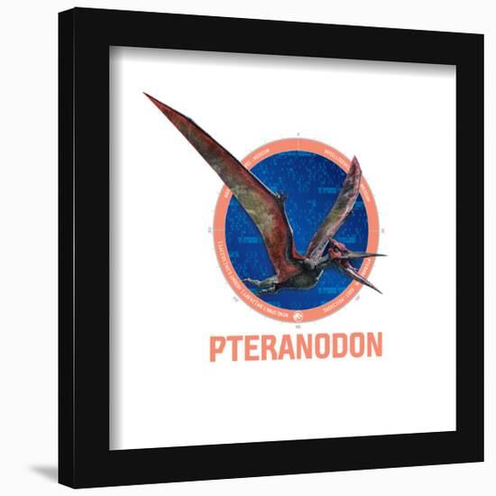 Gallery Pops Jurassic World - Pteranodon Badge Wall Art-Trends International-Framed Gallery Pops