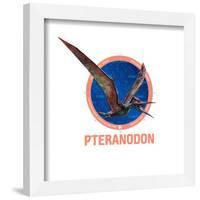 Gallery Pops Jurassic World - Pteranodon Badge Wall Art-Trends International-Framed Gallery Pops