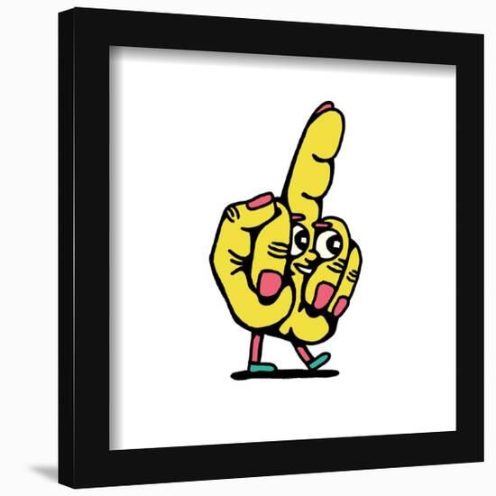 Gallery Pops Killer Acid - Flip Off Wall Art-Trends International-Framed Gallery Pops