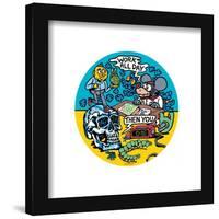 Gallery Pops Killer Acid - Work All Day and Then You Die Wall Art-Trends International-Framed Gallery Pops