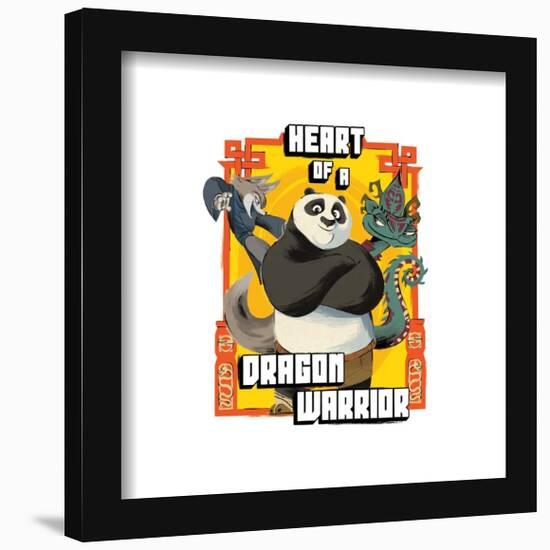 Gallery Pops Kung Fu Panda 4 - Heart of a Dragon Warrior Wall Art-Trends International-Framed Gallery Pops