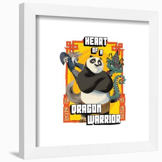 Gallery Pops Kung Fu Panda 4 - Heart of a Dragon Warrior Wall Art-Trends International-Framed Gallery Pops