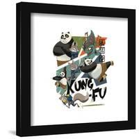 Gallery Pops Kung Fu Panda 4 - Kung Fu Is Awesome Wall Art-Trends International-Framed Gallery Pops