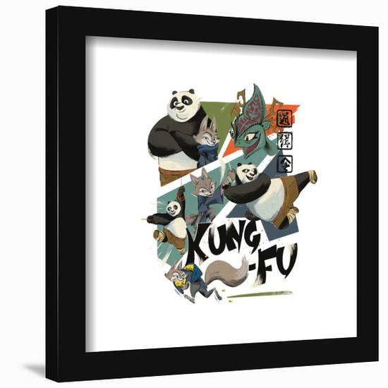 Gallery Pops Kung Fu Panda 4 - Kung Fu Is Awesome Wall Art-Trends International-Framed Gallery Pops