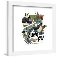 Gallery Pops Kung Fu Panda 4 - Kung Fu Is Awesome Wall Art-Trends International-Framed Gallery Pops