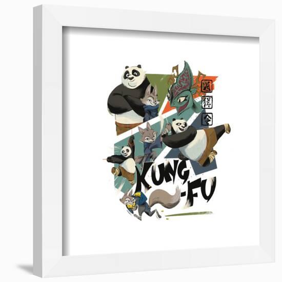 Gallery Pops Kung Fu Panda 4 - Kung Fu Is Awesome Wall Art-Trends International-Framed Gallery Pops