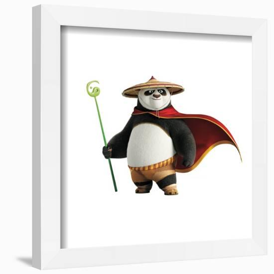 Gallery Pops Kung Fu Panda 4 - Po With Staff Wall Art-Trends International-Framed Gallery Pops