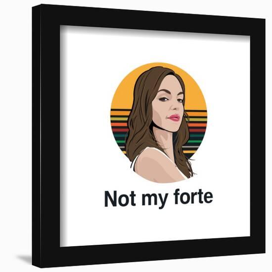 Gallery Pops Letterkenny - Not My Forte Wall Art-Trends International-Framed Gallery Pops