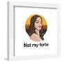 Gallery Pops Letterkenny - Not My Forte Wall Art-Trends International-Framed Gallery Pops