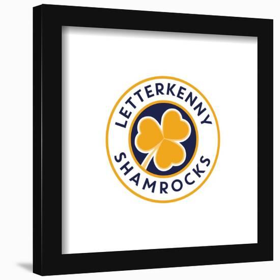 Gallery Pops Letterkenny - Shamrocks Logo Wall Art-Trends International-Framed Gallery Pops