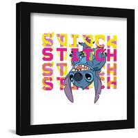 Gallery Pops Lilo & Stitch - Alien Text Stitch Wall Art-Trends International-Framed Gallery Pops