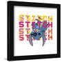 Gallery Pops Lilo & Stitch - Alien Text Stitch Wall Art-Trends International-Framed Gallery Pops