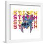 Gallery Pops Lilo & Stitch - Alien Text Stitch Wall Art-Trends International-Framed Gallery Pops