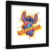 Gallery Pops Lilo & Stitch - Extrovert Wall Art-Trends International-Framed Gallery Pops