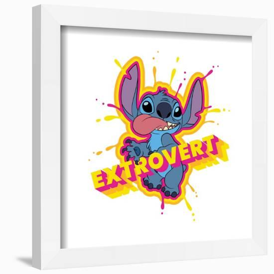 Gallery Pops Lilo & Stitch - Extrovert Wall Art-Trends International-Framed Gallery Pops