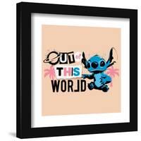 Gallery Pops Lilo & Stitch - Grunge Out Of This World Wall Art-Trends International-Framed Gallery Pops