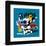 Gallery Pops Lilo & Stitch - Grunge Stitch Wall Art-Trends International-Framed Gallery Pops