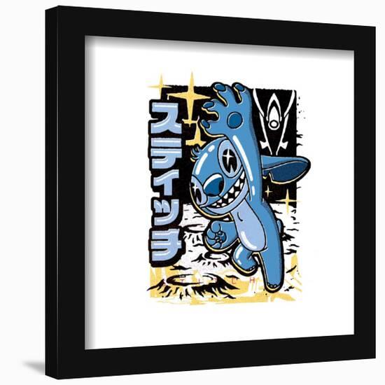 Gallery Pops Lilo & Stitch - Stitch Space Scout Wall Art-Trends International-Framed Gallery Pops