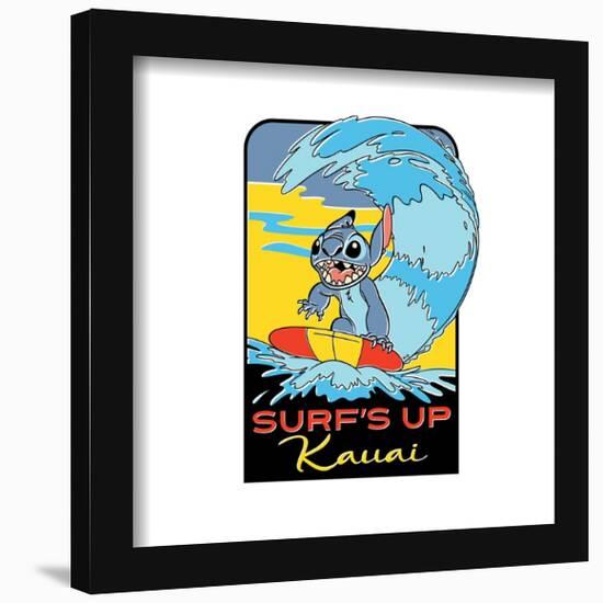 Gallery Pops Lilo & Stitch - Surf's Up Kauai Wall Art-Trends International-Framed Gallery Pops