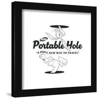 Gallery Pops Looney Tunes - ACME Portable Hole Wall Art-Trends International-Framed Gallery Pops
