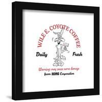 Gallery Pops Looney Tunes - ACME Wile E. Coyote Coffee Wall Art-Trends International-Framed Gallery Pops