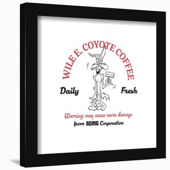 Gallery Pops Looney Tunes - ACME Wile E. Coyote Coffee Wall Art-Trends International-Framed Gallery Pops