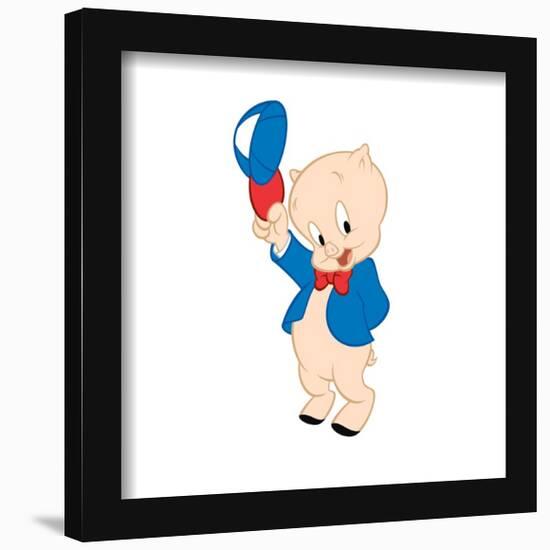 Gallery Pops Looney Tunes - Classic Porky Pig Wall Art-Trends International-Framed Gallery Pops