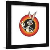 Gallery Pops Looney Tunes - Saturday Morning Cartoons Bugs Bunny Rings Logo Wall Art-Trends International-Framed Gallery Pops