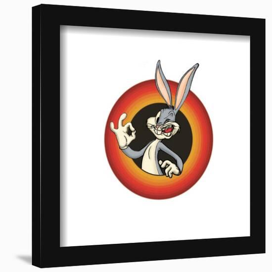 Gallery Pops Looney Tunes - Saturday Morning Cartoons Bugs Bunny Rings Logo Wall Art-Trends International-Framed Gallery Pops