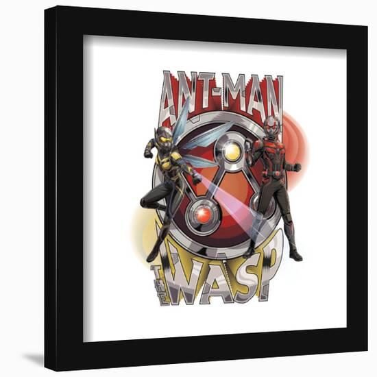 Gallery Pops Marvel Ant-Man and the Wasp: Quantumania - Pym Particle Badge Wall Art-Trends International-Framed Gallery Pops