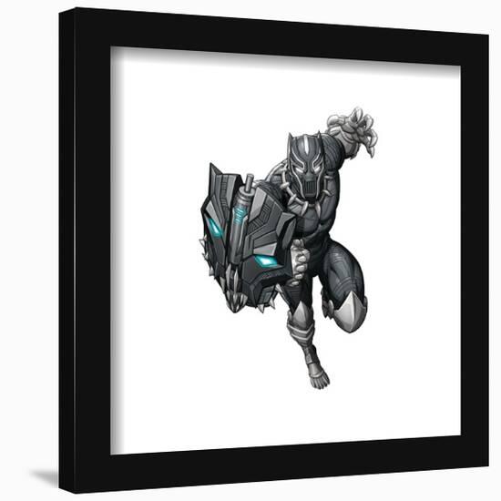 Gallery Pops Marvel Avengers Mech Strike - Black Panther Mech Tech Shield Wall Art-Trends International-Framed Gallery Pops
