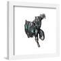 Gallery Pops Marvel Avengers Mech Strike - Black Panther Mech Tech Shield Wall Art-Trends International-Framed Gallery Pops