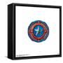 Gallery Pops Marvel Avengers Mech Strike - Captain America Icon Wall Art-Trends International-Framed Stretched Canvas