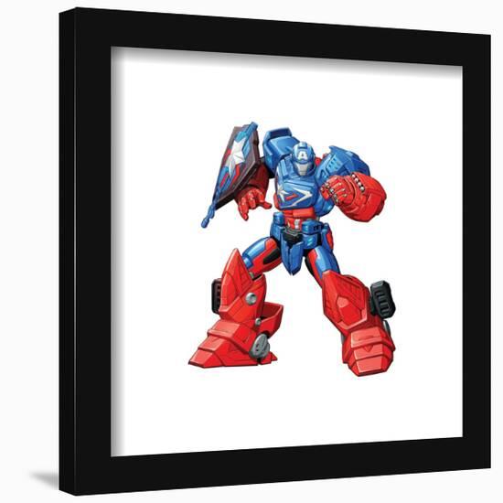 Gallery Pops Marvel Avengers Mech Strike - Captain America Mech Suit Wall Art-Trends International-Framed Gallery Pops
