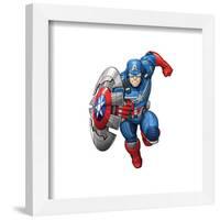 Gallery Pops Marvel Avengers Mech Strike - Captain America Mech Tech MK1 Wall Art-Trends International-Framed Gallery Pops