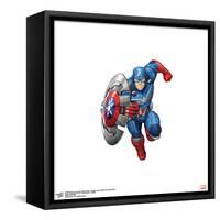 Gallery Pops Marvel Avengers Mech Strike - Captain America Mech Tech MK1 Wall Art-Trends International-Framed Stretched Canvas