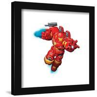 Gallery Pops Marvel Avengers Mech Strike - Iron Man Mech Suit Wall Art-Trends International-Framed Gallery Pops