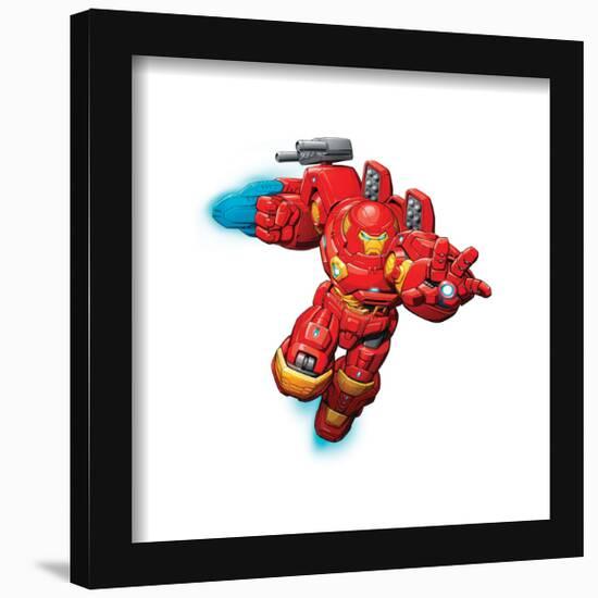 Gallery Pops Marvel Avengers Mech Strike - Iron Man Mech Suit Wall Art-Trends International-Framed Gallery Pops