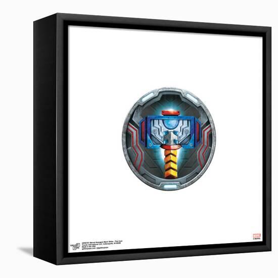 Gallery Pops Marvel Avengers Mech Strike - Thor Icon Wall Art-Trends International-Framed Stretched Canvas