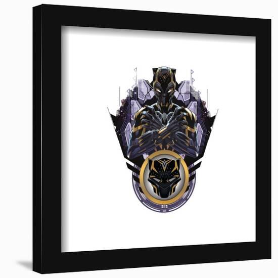 Gallery Pops Marvel Black Panther - Shuri Black Panther Icon Badge Wall Art-Trends International-Framed Gallery Pops