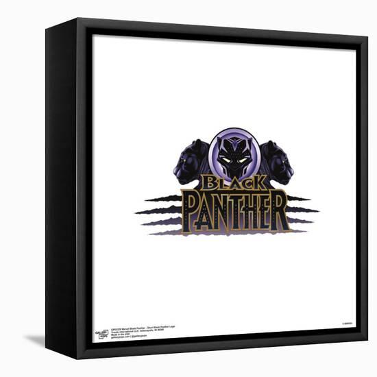Gallery Pops Marvel Black Panther - Shuri Black Panther Logo Wall Art-Trends International-Framed Stretched Canvas